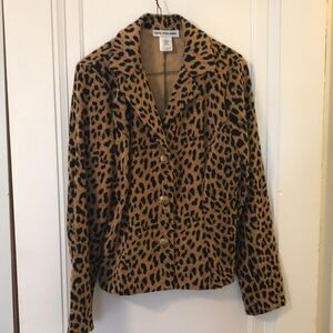 Leopard Print Blazer